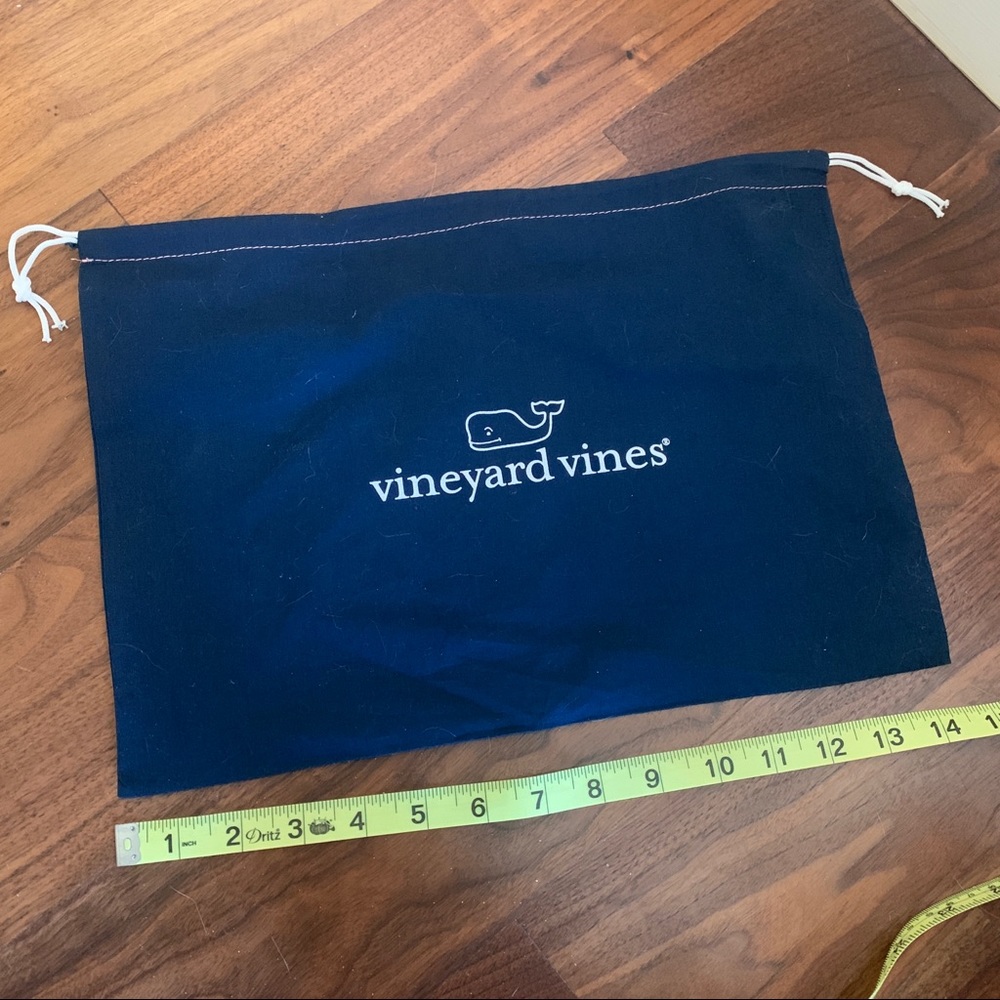 Buy 1, Get 2 free Vineyard Vines navy pink drawstring bag